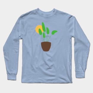 Houseplant in a Pot Long Sleeve T-Shirt